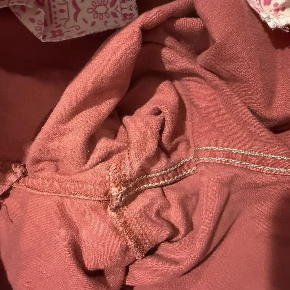 Vtg Levis Tab Twills Chino Shorts Womens Size 12 Coral Pink 2006 Y2K
